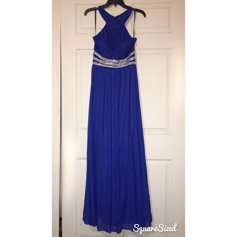 Navy Blue Casual Event Dress